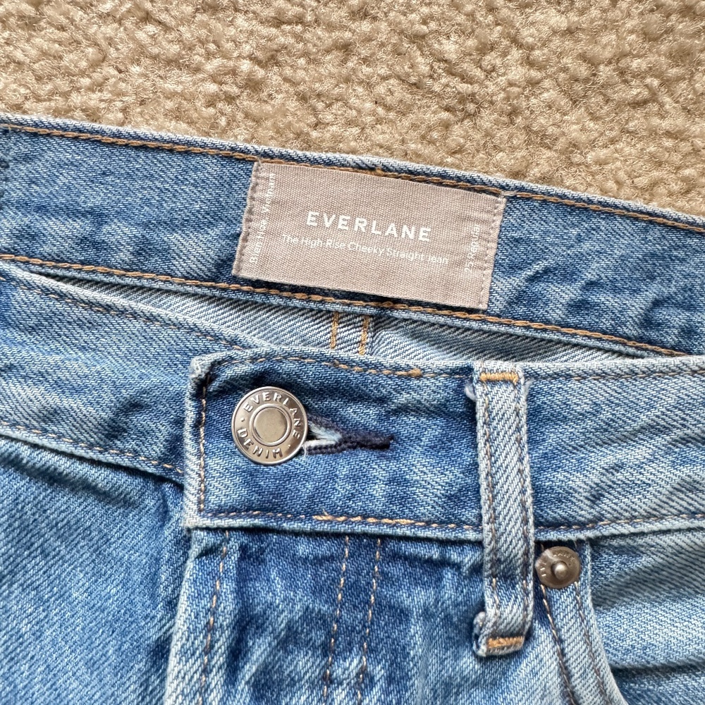 Everlane 90s Cheeky Jean, Vintage Light Blue, Size 25 Regular